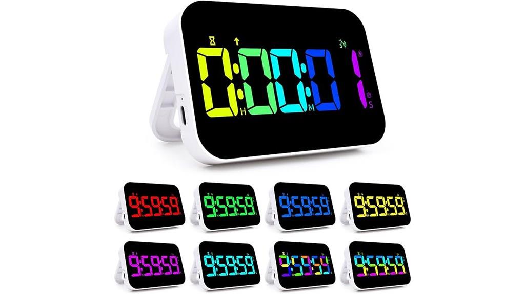 voice enabled rgb kitchen timer