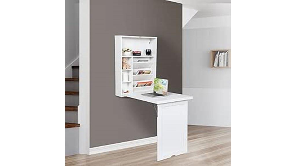 wall mounted fold out desk
