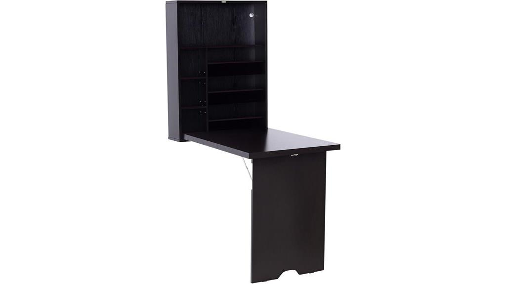 wall mounted fold out desk