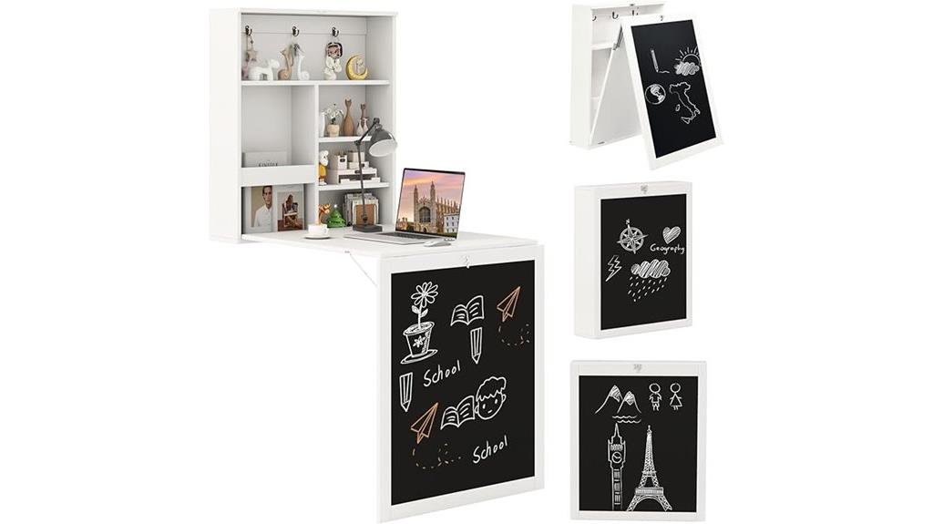 wall mounted foldable desk