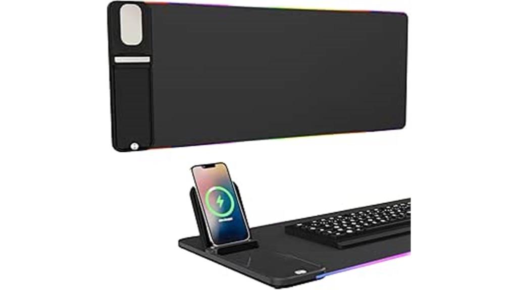 wireless charging mouse pad