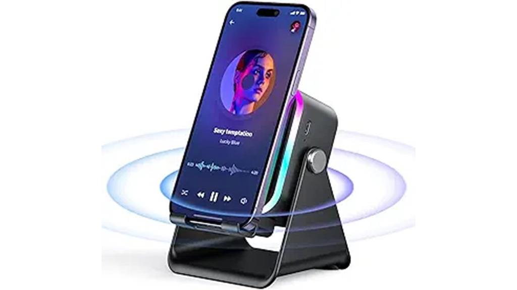 wireless charging phone stand