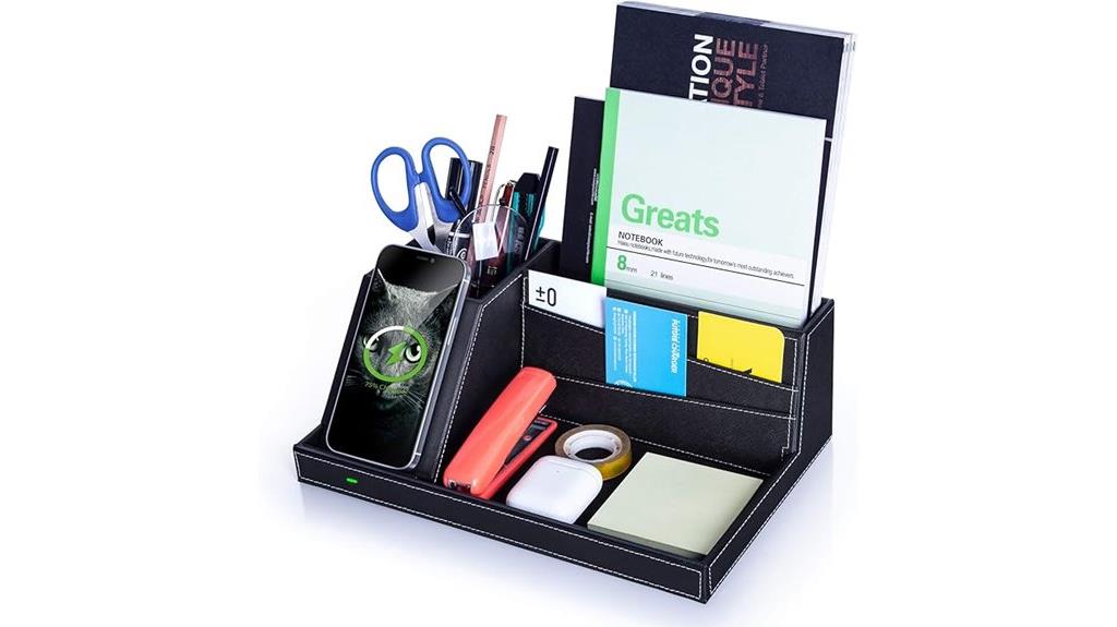wireless charging valet tray