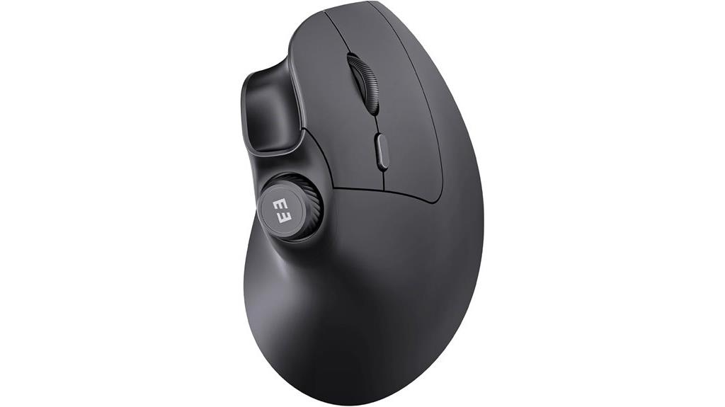wireless ergonomic rechargeable mouse