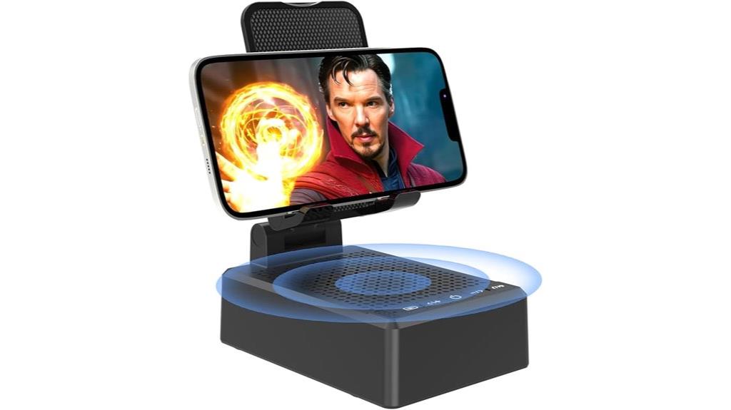 wireless phone stand speaker