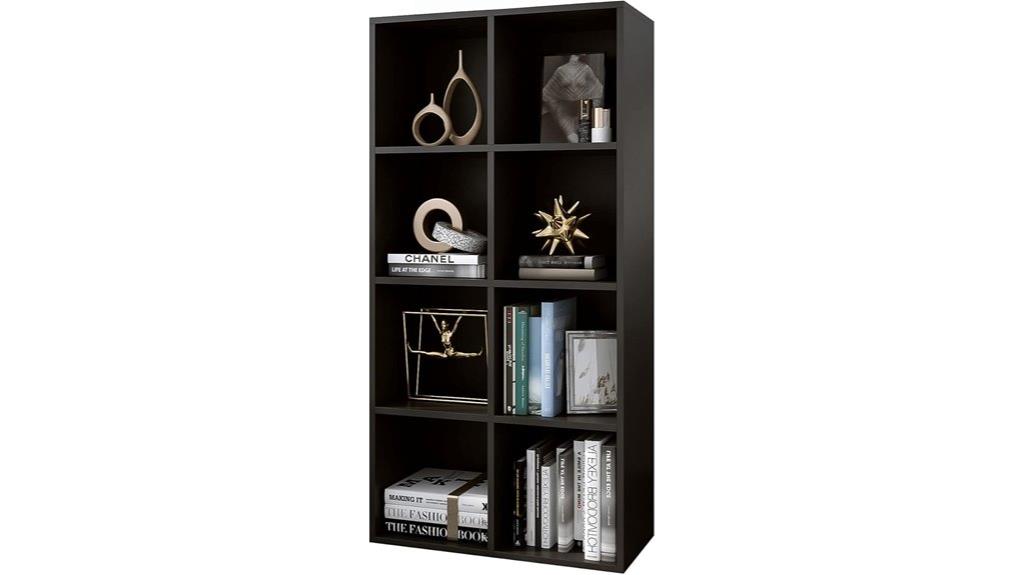 wooden four tier bookcase