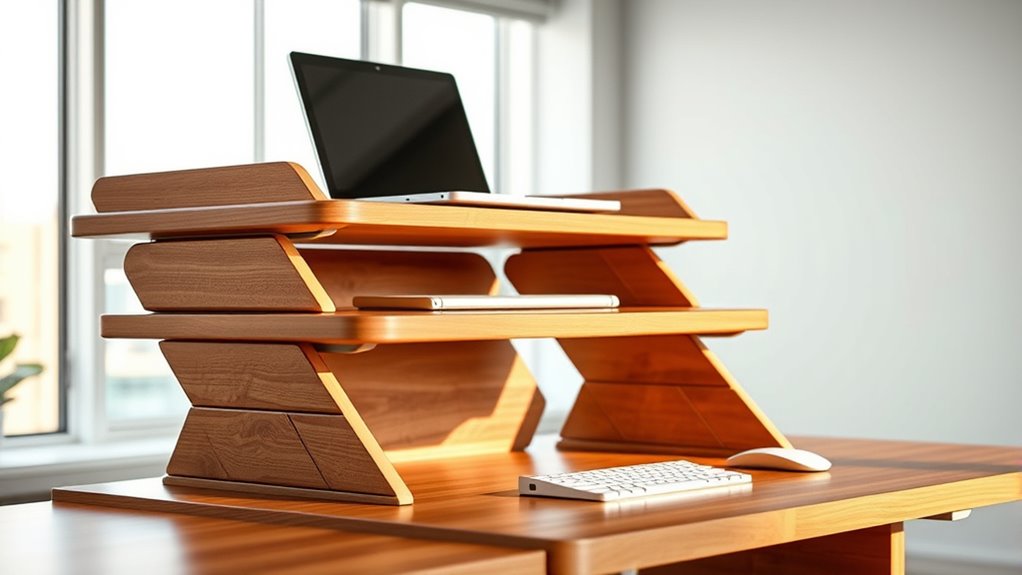 adjustable multi level workspace design