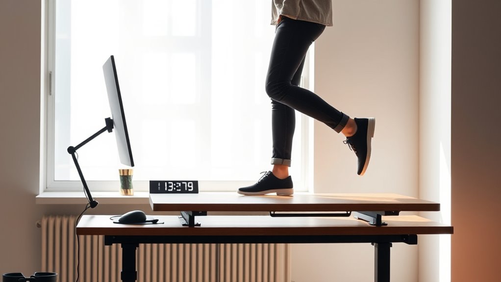 alternate sitting and standing