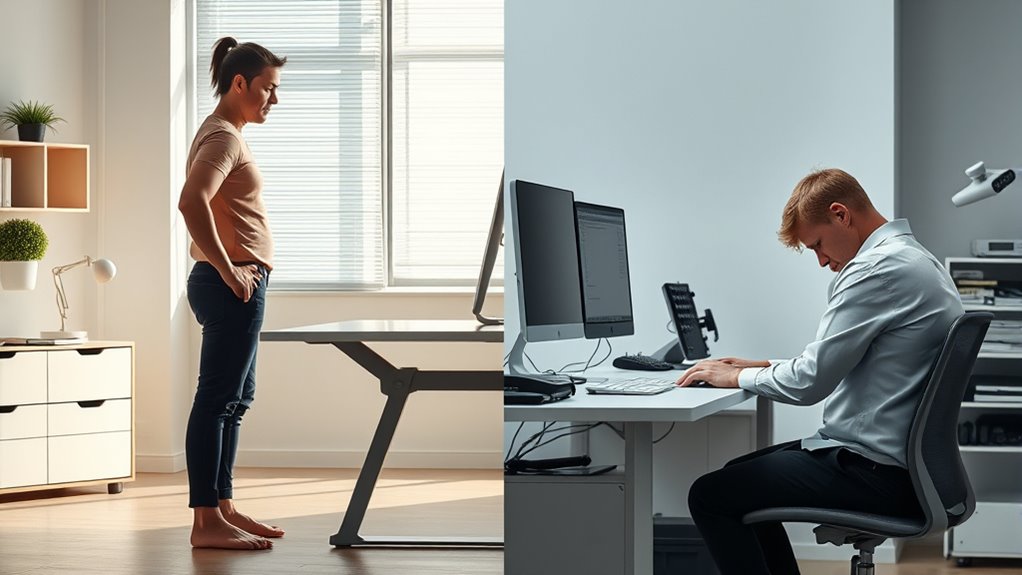 alternate sitting and standing