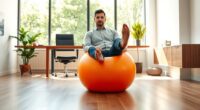 benefits of exercise ball chairs