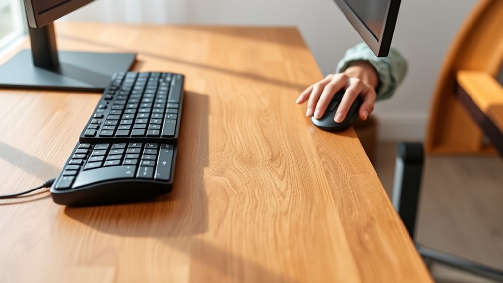 desk height impacts ergonomics