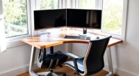 ergonomic corner desk benefits