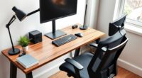 ergonomic desk setup guide
