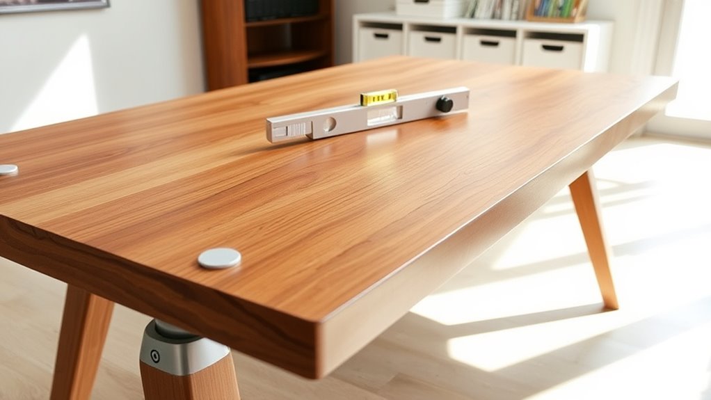 fixing wobbly desk stability