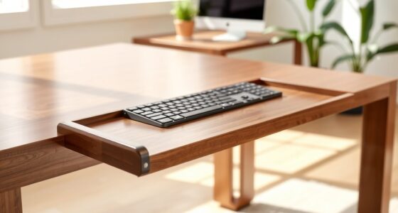 installing a keyboard tray