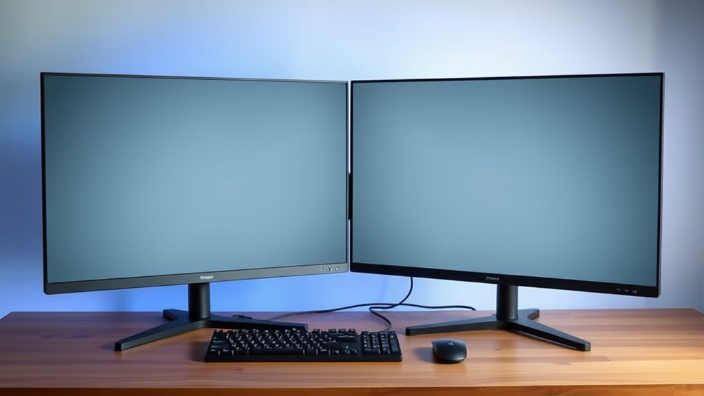 optimal dual monitor arrangement