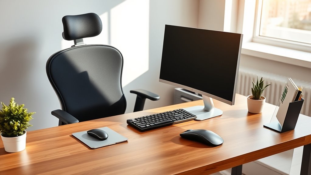 optimize desk ergonomics setup