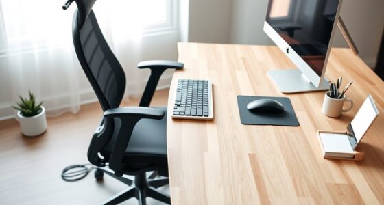 optimize desk item placement