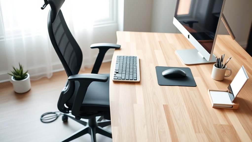 optimize desk item placement