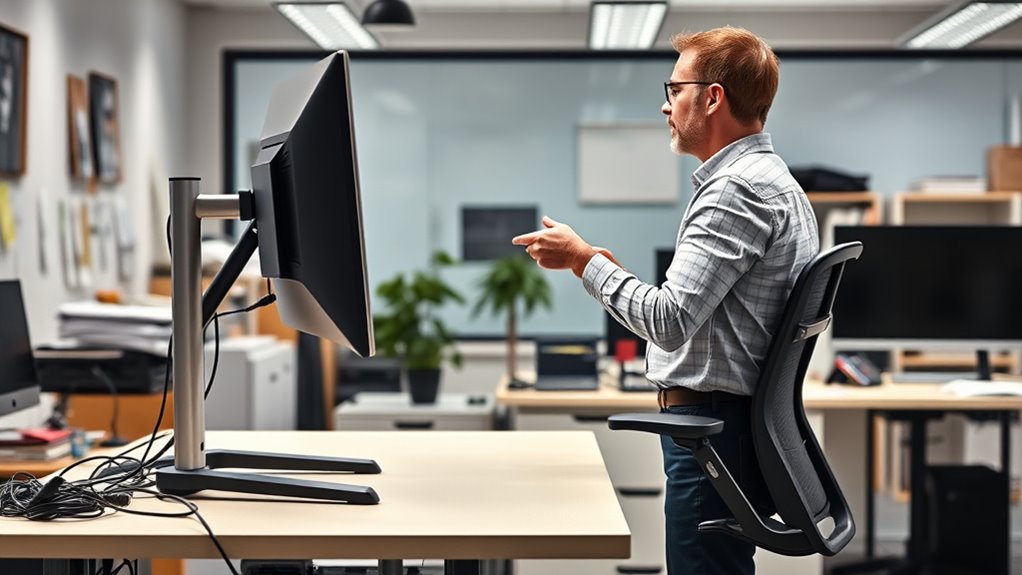 optimize ergonomic workspace setup