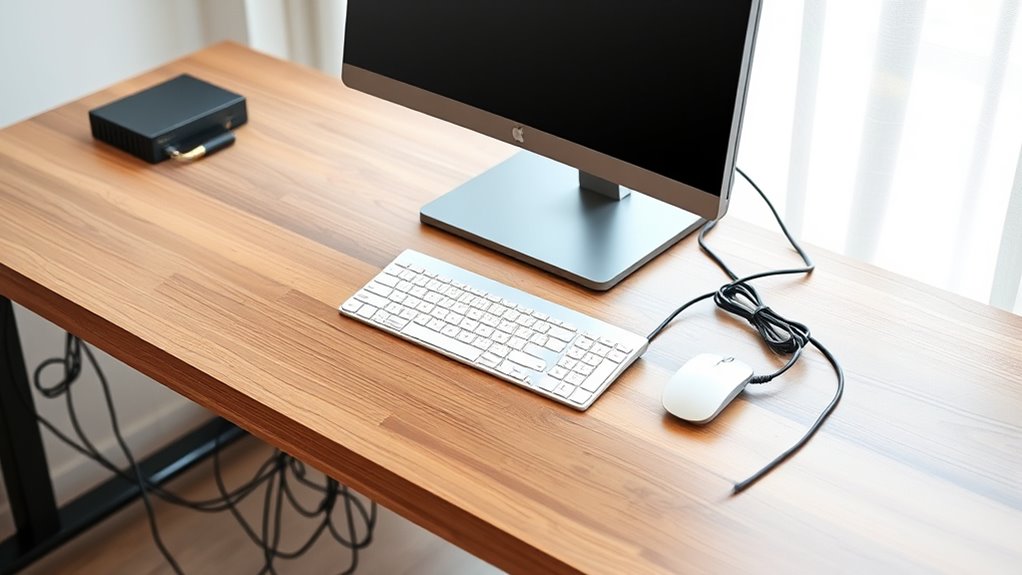 organized wireless cable management