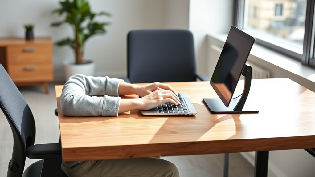 proper ergonomic workspace setup