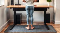 proper standing desk posture