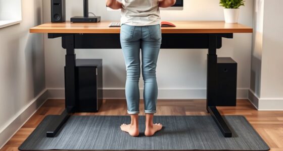 proper standing desk posture