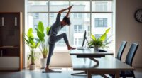 standing desk exercise routines