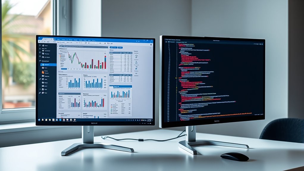 vertical monitors enhance ergonomics