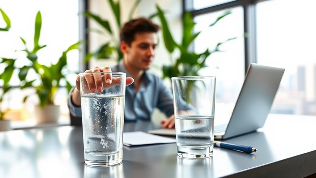 water intake improves productivity