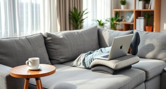 work comfortably from home