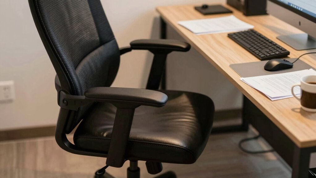 adjust chair for mouse use