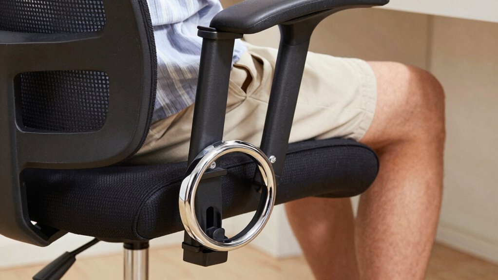 adjust foot ring height ergonomically