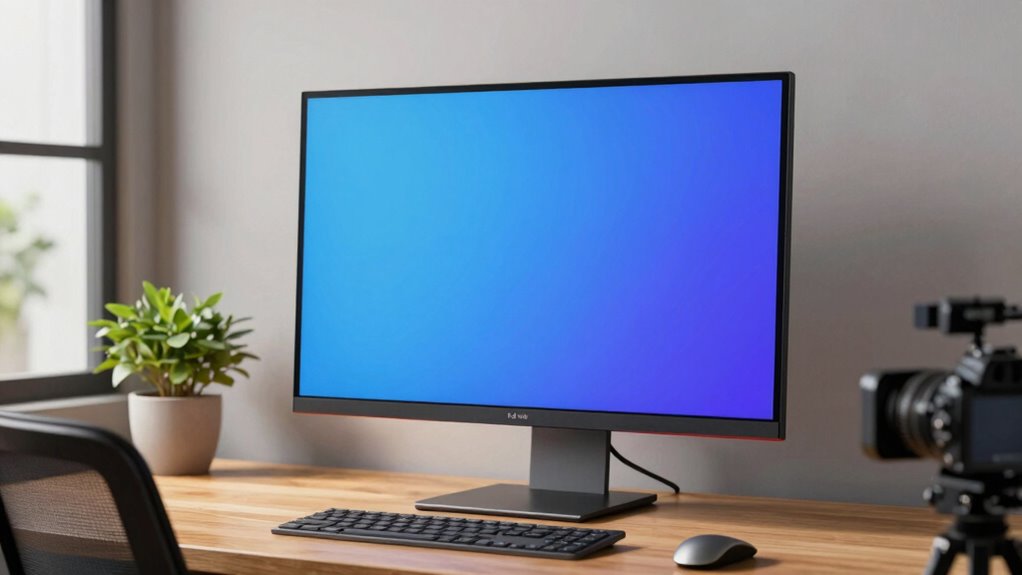 adjust monitor to eye level