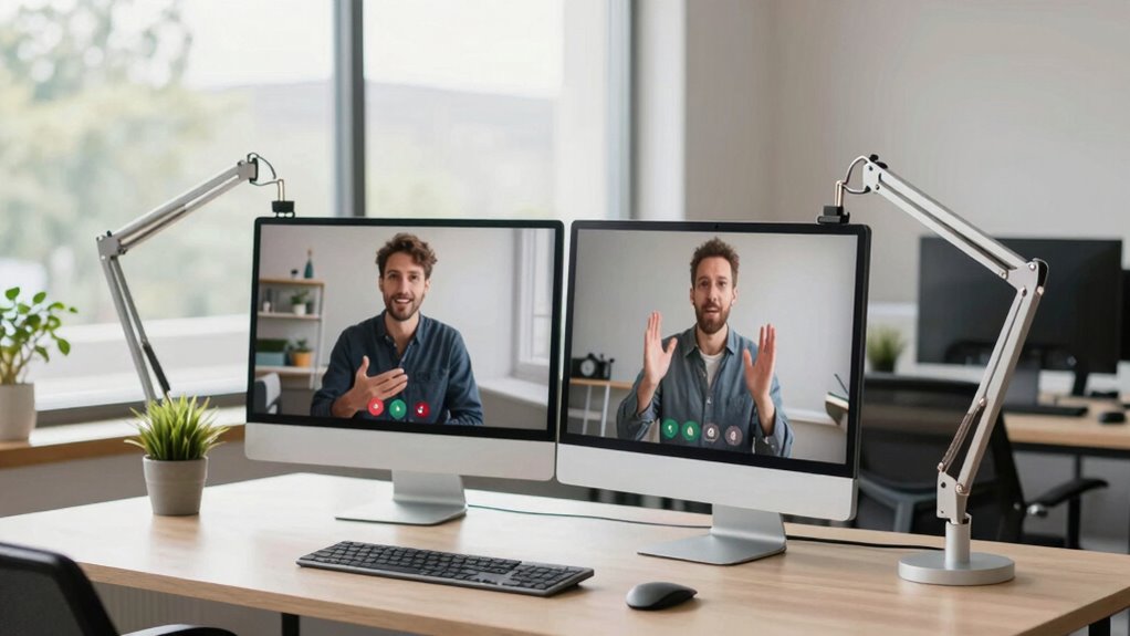 adjustable monitor for engagement