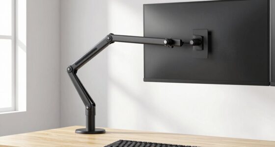 adjustable tall monitor arms