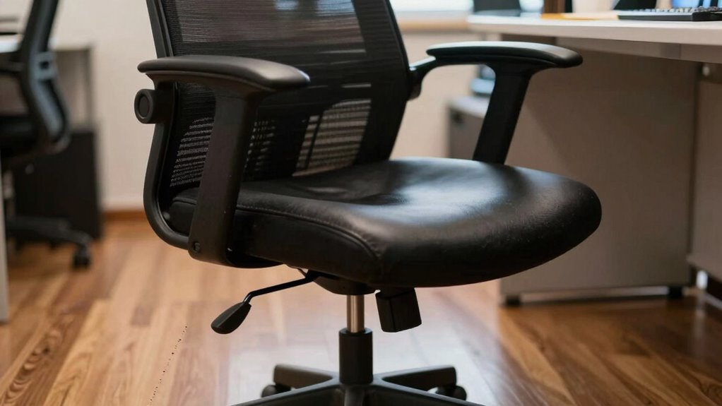 chair slipping causes discomfort