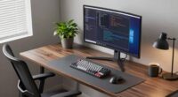 comfortable focused coding environment