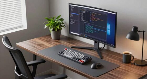 comfortable focused coding environment