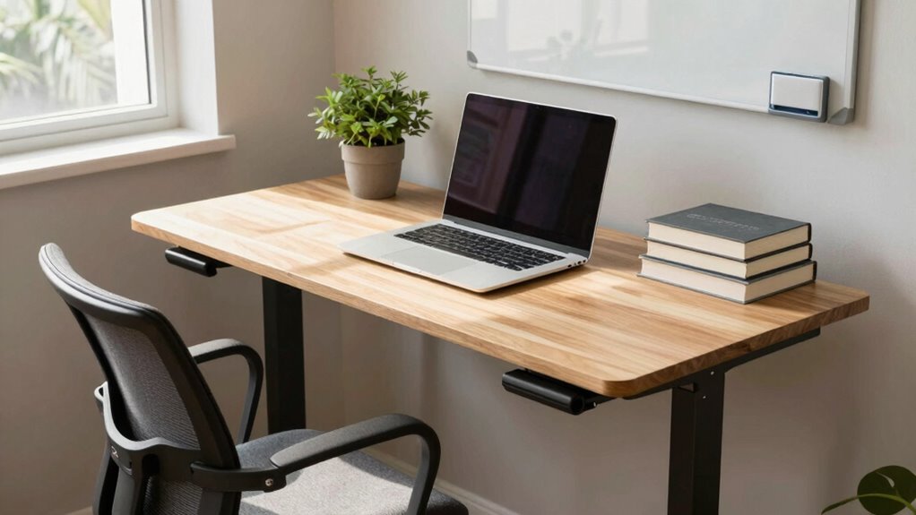 compact ergonomic standing workspace
