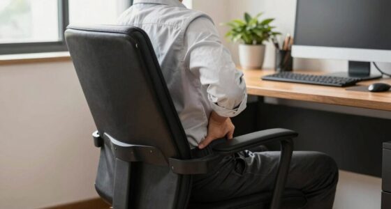 desk chair tailbone relief