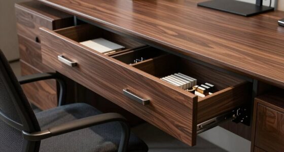 desk drawers limit space
