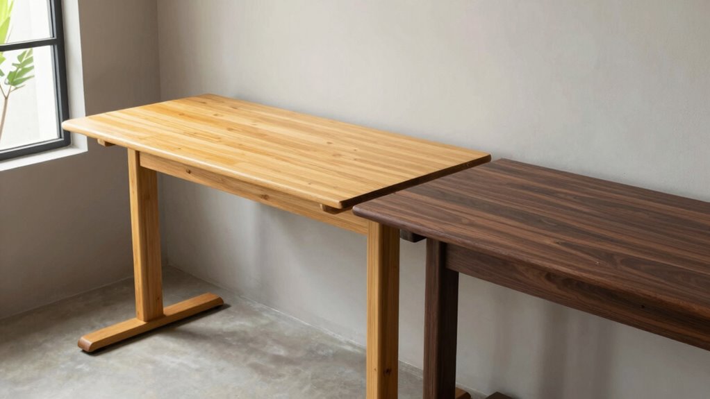 desk material comparison choice