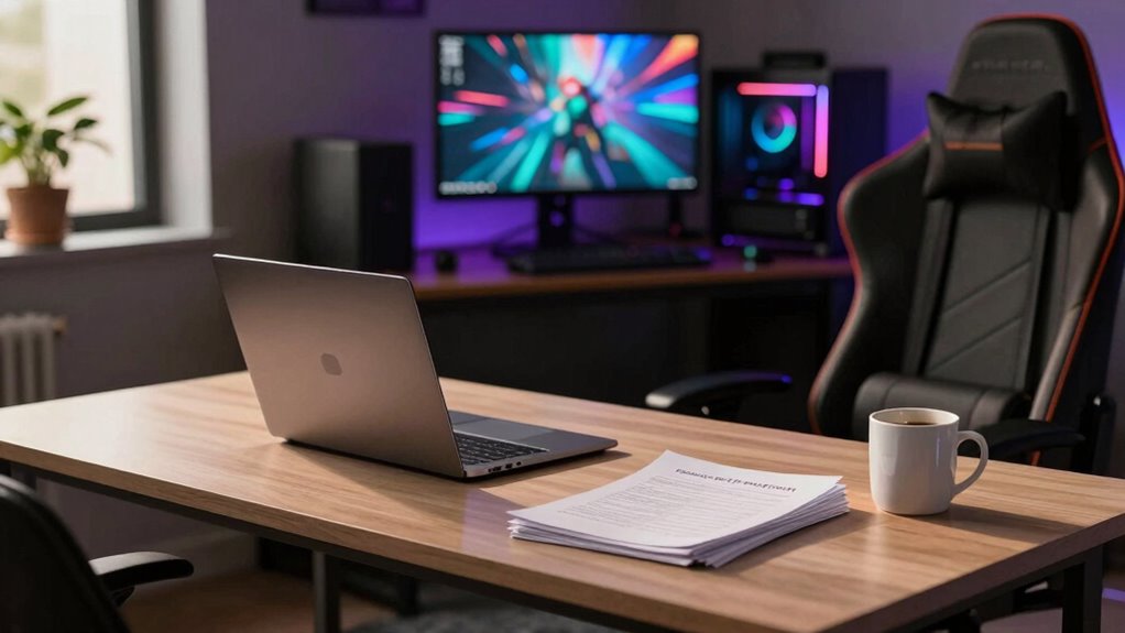 dual purpose workspace setup