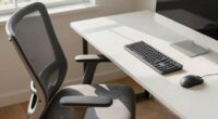 ergonomic chair setup