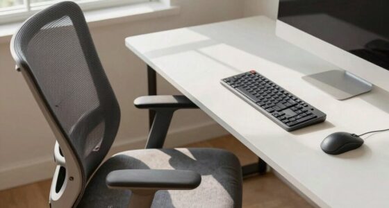 ergonomic chair setup