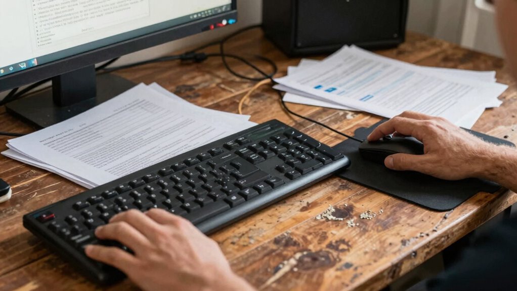 ergonomic desk for left handed