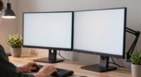 ergonomic monitor arm setup