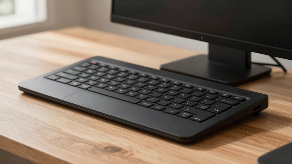 ergonomic organized comfortable workspace